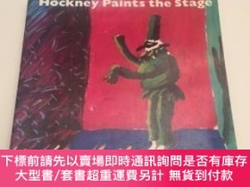 二手書博民逛書店Hockney罕見Paints the Stage - Signed with drawing by David