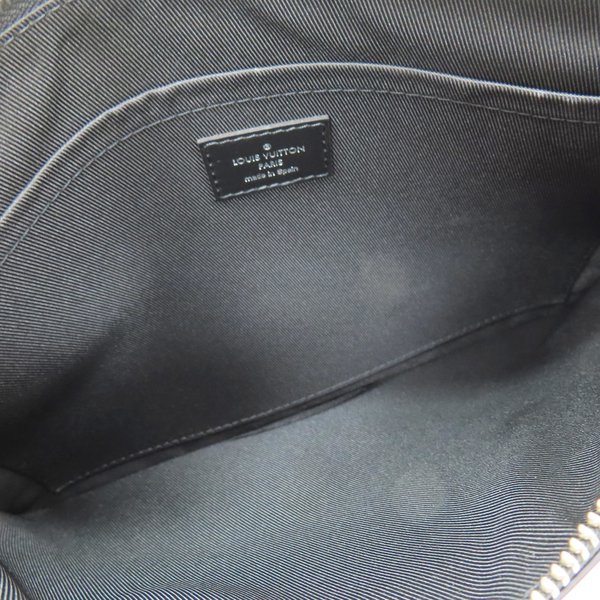 【二手名牌BRAND OFF】LOUIS VUITTON LV 路易威登 黑色 原花 PVC塗層帆布 Pochette To Go 手拿包 M81848 product thumbnail 5