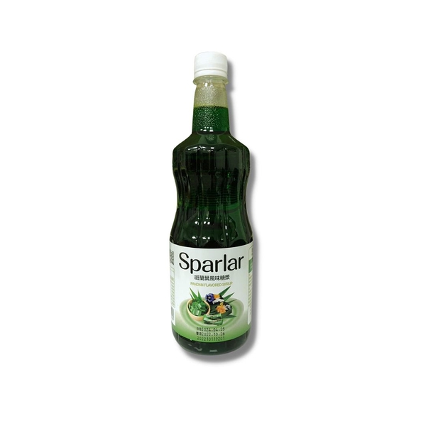 糖漿果露 - 食伯樂 SPARLA 斑蘭葉風味糖漿 750ml-【良鎂咖啡精品館】