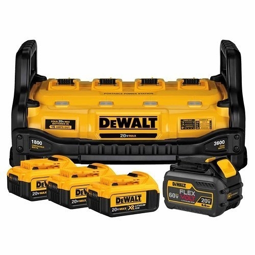 [ 家事達 ] DEWALT 20V~60V通用 得偉無聲發電機靜音 發電機(含4.0A電池*4顆) 特價