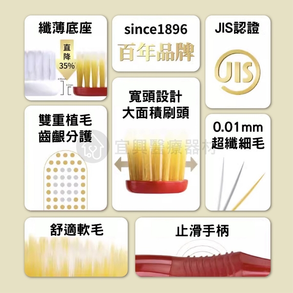 日本 惠百施 EBISU 牙刷 圓頭 窄頭 小頭 牙刷 成人牙刷 日本 product thumbnail 2