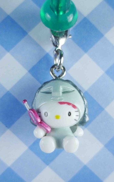 【震撼精品百貨】Hello Kitty 凱蒂貓~KITTY限定版吊飾拉扣-涉谷-拿手機 product thumbnail 2