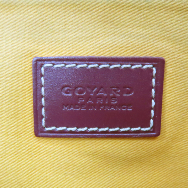 【二手名牌BRAND OFF】GOYARD 高雅德 酒紅色 PVC塗層帆布 Senat 手拿包 product thumbnail 5