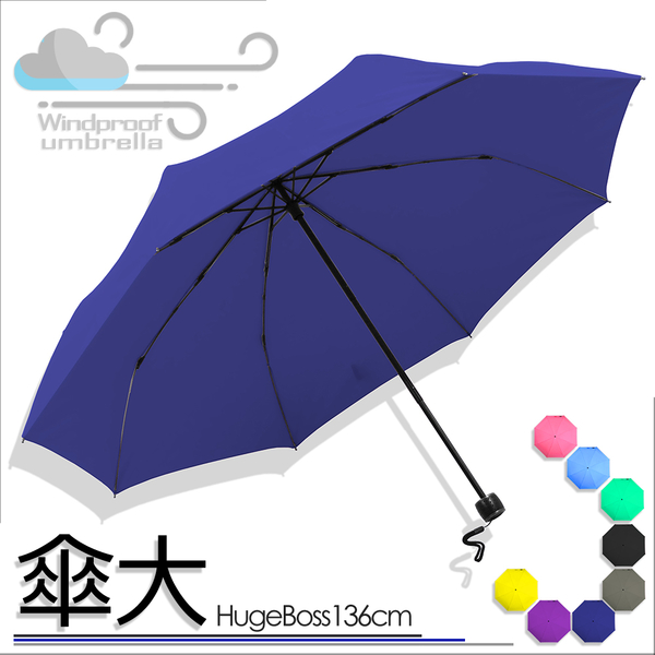 【Snowout】傘大-超大型三人傘 /傘雨傘抗UV傘大傘折疊傘防風傘防曬傘遮陽傘洋傘非反向傘自動傘