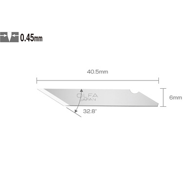 OLFA KB 筆刀刀片 (日本包裝型號XB10型) (NOD)
