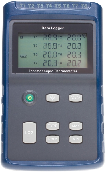 泰菱電子◆DTM-T8 8通道熱電偶溫度計 溫度計 TECPEL product thumbnail 3