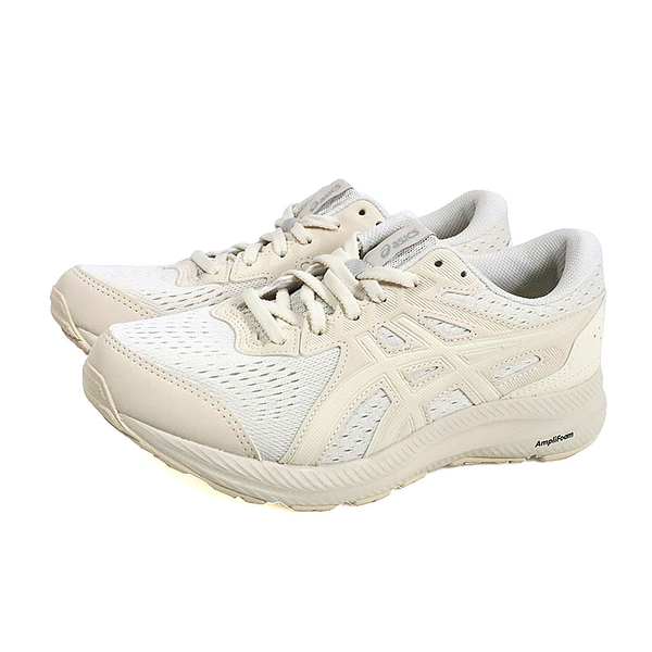 亞瑟士 ASICS GEL-CONTEND 8 運動鞋 慢跑鞋 米色 女鞋 寬楦 1012B561-200 no714