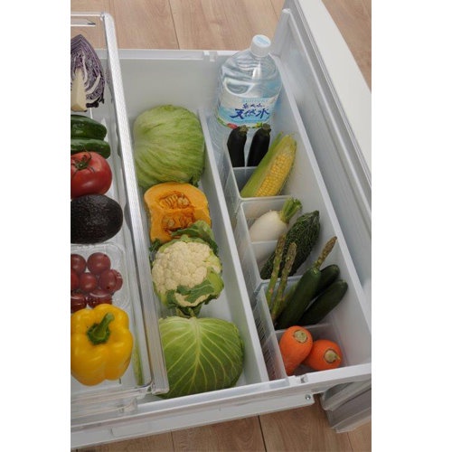 asdfkitty*日本製 INOMATA冰箱蔬果分隔盒-小-有隔板-食物收納盒/儲物盒-0368 product thumbnail 5
