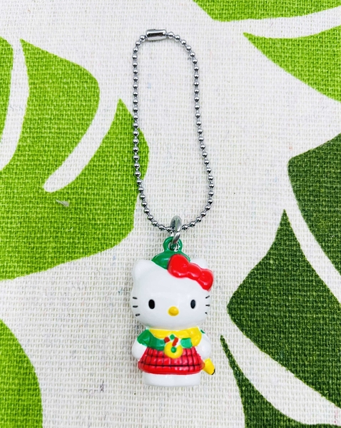 【震撼精品百貨】Hello Kitty 凱蒂貓~日本sanrio三麗鷗 KITTY吊飾鎖圈-英國*34198