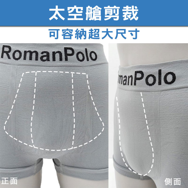 RomanPolo 男 3入組 彈力四角褲 平口褲 貼身四角褲 男生 合身內褲 精美盒裝【DK大王】 product thumbnail 4