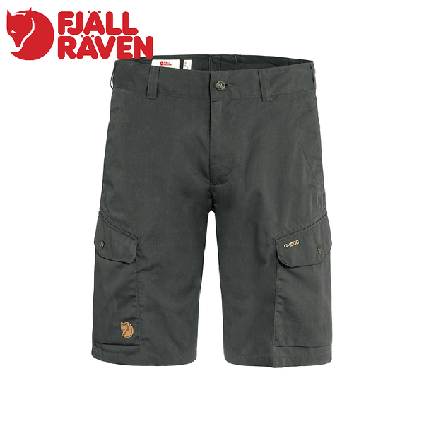 【Fjallraven 小狐狸 男 Ruaha G1000 Lite 短褲《深灰》】F81188/登山褲/健行褲/休閒褲