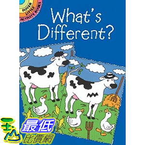[106美國直購] 2017美國暢銷兒童書 What s Different? (Dover Little Activity Books) Paperback