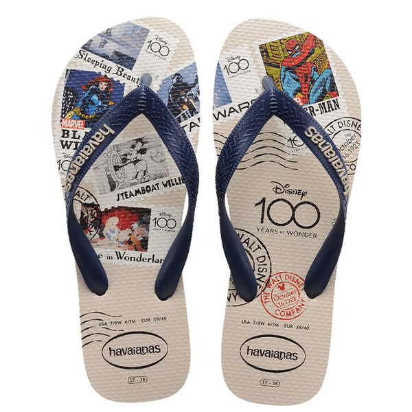 HAVAIANAS 哈瓦仕 米白 迪士尼100周年 夾腳拖 中性 41486090121U