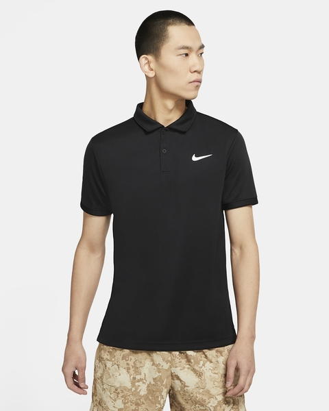 NIKE Court Dri-FIT Victory 男款 短袖 POLO衫 黑色 CW6851010 【KAORACER】