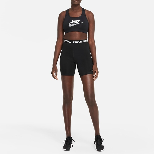 【現貨】Nike Dri-FIT Swoosh 女裝 運動內衣 訓練 中度支撐 可拆襯墊 黑【運動世界】DM0580-010 product thumbnail 4