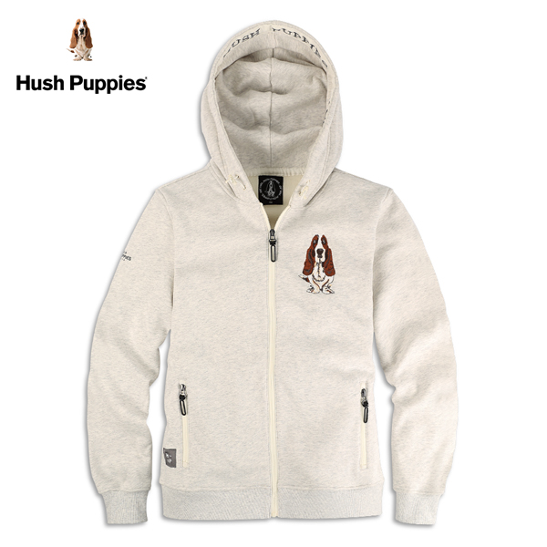 Hush Puppies 外套 男裝品牌織帶刺繡狗刷毛連帽外套 product thumbnail 3