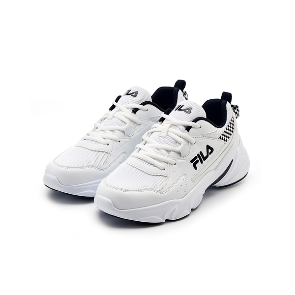 FILA HIDDEN TAPE 8 女 復古 厚底 增高 老爹鞋 穿搭 5-J329Y-110 黑白格紋