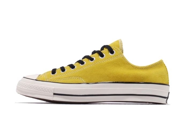 Converse 低筒休閒鞋 中性鞋 帆布鞋 黃色麂皮 ALL STAR 163760C product thumbnail 2
