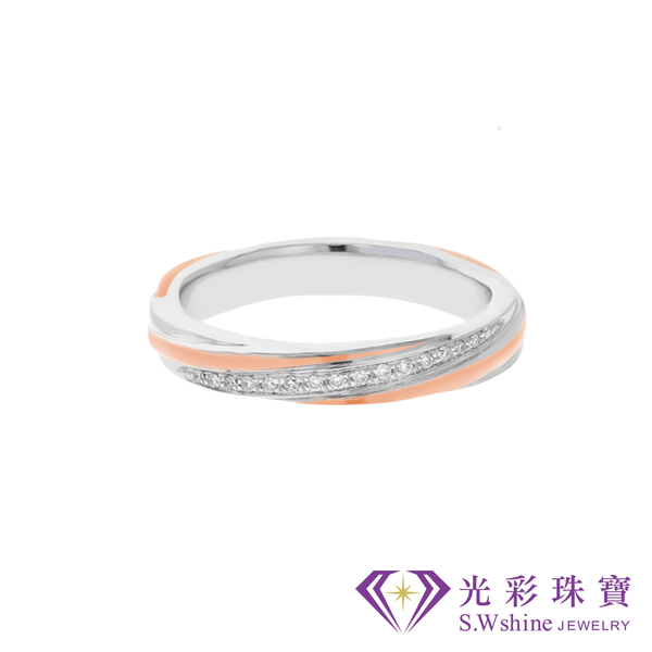 【光彩珠寶】婚戒 18K金結婚戒指 對戒 于飛 product thumbnail 3