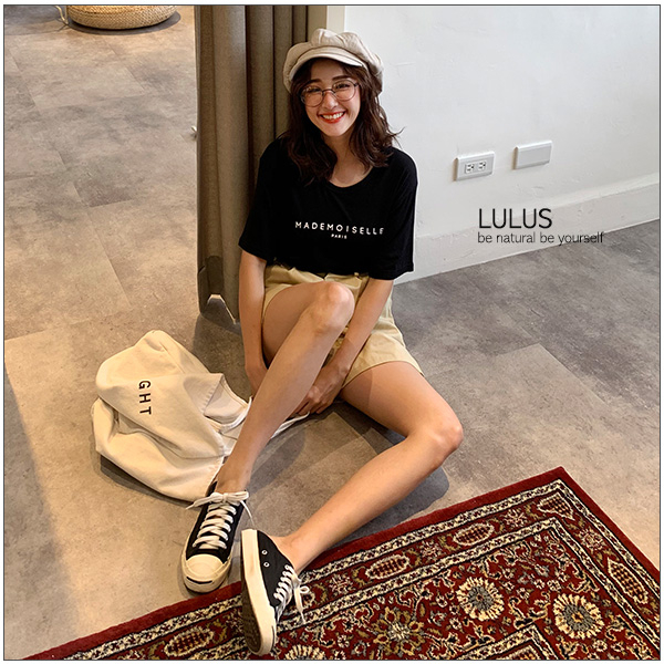 LULUS-L韓製-MADE字母短袖T恤-３色  【01190278】 product thumbnail 3