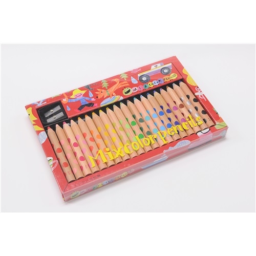 日本製 KOKUYO 國譽 Mix混色鉛筆 彩色鉛筆 色鉛筆 20入組【南風百貨】