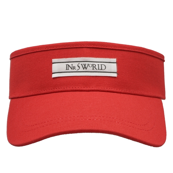 【ISW】多色運動空頂帽-紅色 網球帽