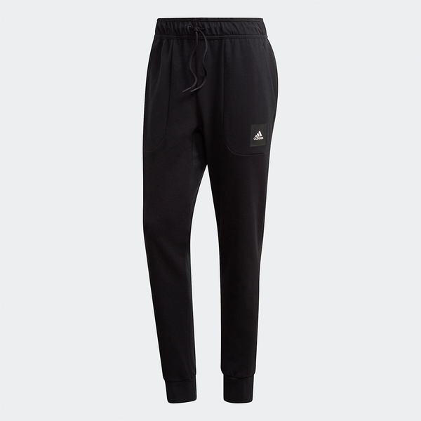 Adidas Must Haves Stadium Pants 男裝 長褲 慢跑 休閒 側口袋 縮口 小布標 黑【運動世界】FR7160