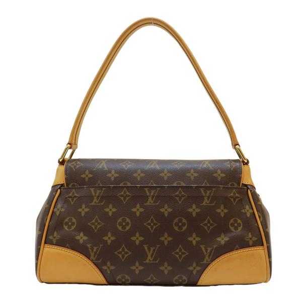 【二手名牌BRAND OFF】LOUIS VUITTON LV 路易威登 棕色 原花 塗層帆布 Beverly MM 肩背包 M40121 product thumbnail 2