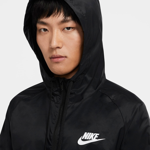 Nike Sportswear 男裝 外套 連帽 風衣 防風 梭織 輕薄 口袋 黑/白【運動世界】CZ8677-010 / CZ8677-100 product thumbnail 5