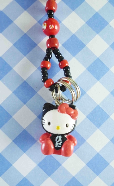 【震撼精品百貨】Hello Kitty 凱蒂貓~限定版手機拉扣-高山