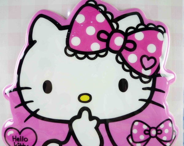 【震撼精品百貨】Hello Kitty 凱蒂貓~KITTY立體海綿貼紙-粉蝴蝶結 product thumbnail 5