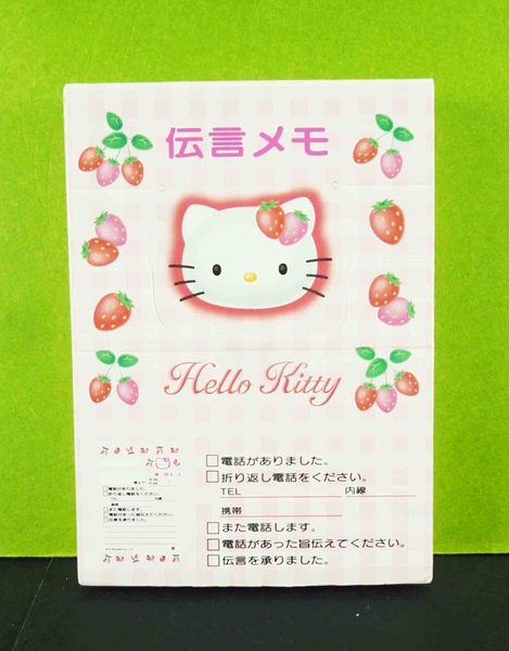 【震撼精品百貨】Hello Kitty 凱蒂貓~留言便條-粉草莓