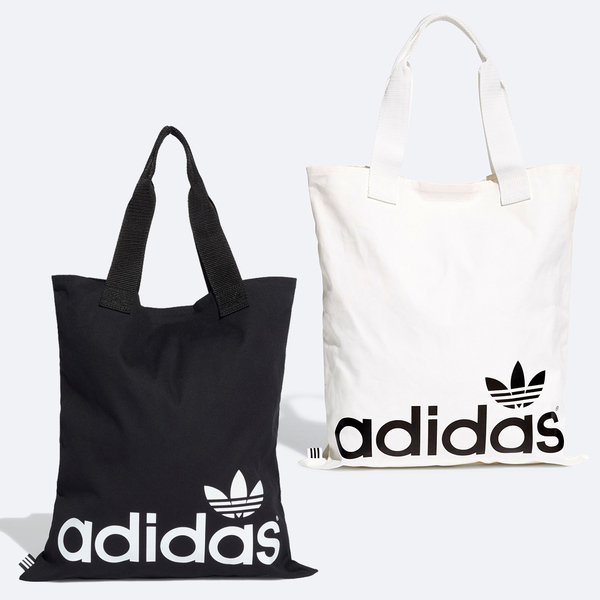 【現貨】Adidas 手提袋 側背包 購物袋 白/黑【運動世界】FT8539/FT8540