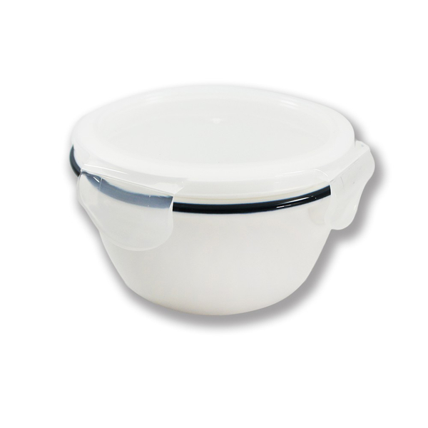 ZERO原點居家 簡約藍線-保鮮盒（中）500ml 保鮮碗 家用陶瓷保鮮盒 product thumbnail 2