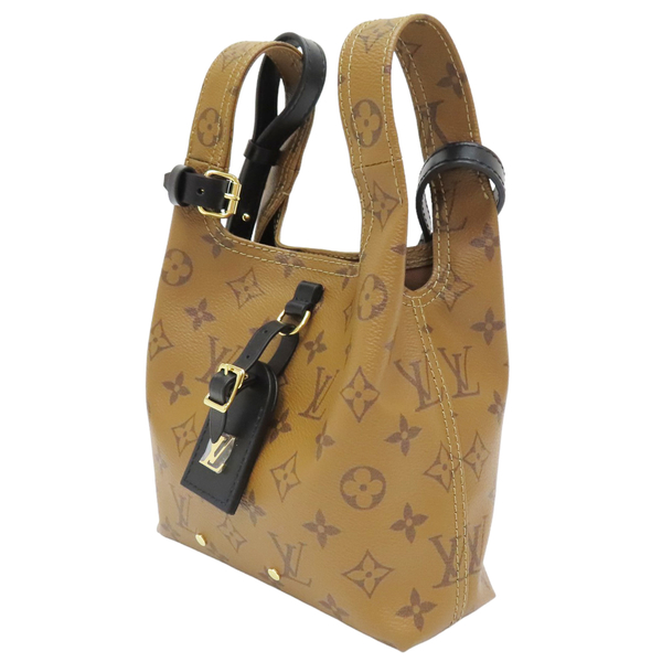 【二手名牌BRAND OFF】LOUIS VUITTON LV 路易威登 棕色 PVC塗層帆布 Atlantis BB 肩背包 M46816 product thumbnail 3