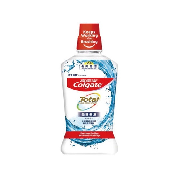 Colgate 高露潔 全效亮白去漬漱口水 (500ml/瓶)【杏一】