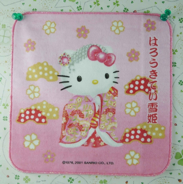 【震撼精品百貨】Hello Kitty 凱蒂貓~方巾-限量款-歌舞姬-雪姬