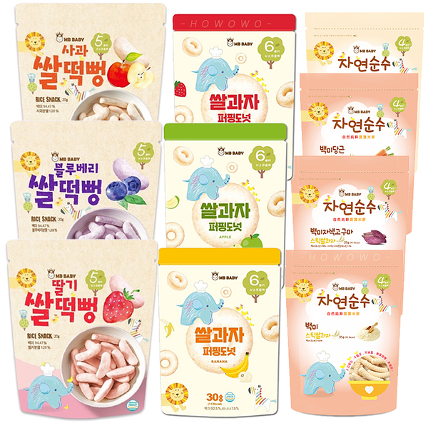 韓國 MB BABY 萌寶寶 大米餅 米棒 原味/胡蘿蔔/紫地瓜/菠菜 寶寶餅乾 1738 副食品