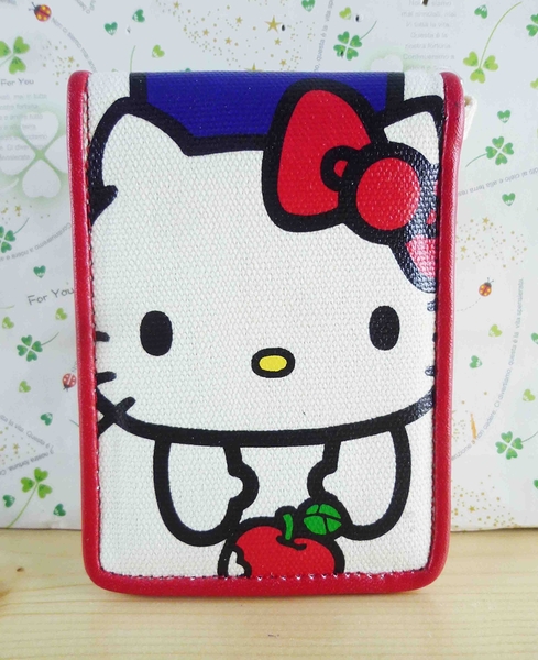 【震撼精品百貨】Hello Kitty 凱蒂貓~KITTY摺疊證件套-蘋果