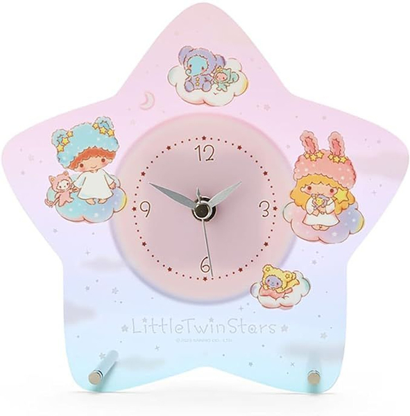 【震撼精品百貨】雙子星小天使_Little Twin Stars KiKi&LaLa~三麗鷗雙子星 造型壓克力時鐘*01402