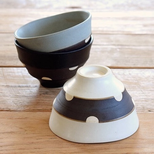 日本製美濃燒 磨砂圓點碗 日式碗盤 陶瓷碗 餐碗 湯碗 餐具 日本碗 廚房用品 食器 碗盤 碗 日本製 product thumbnail 5