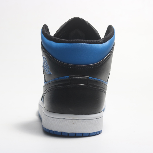 NIKE 休閒鞋 AIR JORDAN 1 MID 黑藍 AJ1 中筒 經典 男 DQ8426-042 product thumbnail 6