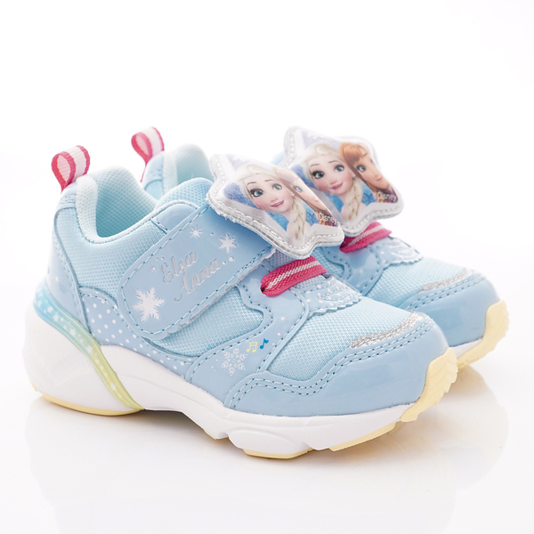 日本Moonstar機能童鞋 冰雪奇緣聯名電燈鞋款 12445藍(中小童段) product thumbnail 2