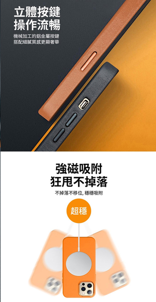 WiWU for iPhone 13 Pro Max可磁吸皮革手機殼+Cube磁吸無線充20W PD快充行動電源 10000mAh product thumbnail 9