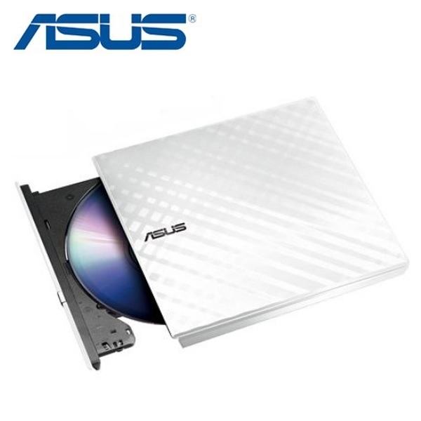 華碩 asus sdrw-08d2s-u 外接 dvd 燒錄機 光碟機(白色，usb介面)