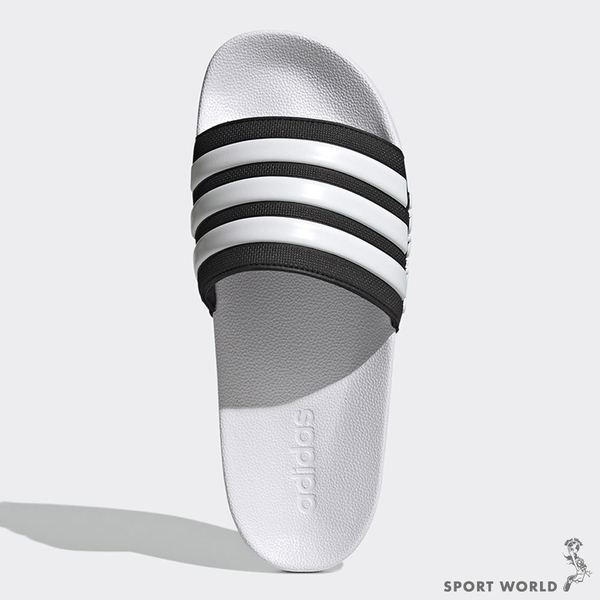 Adidas ADILETTE SHOWER 男鞋 女鞋 拖鞋 休閒 白黑【運動世界】GZ3773