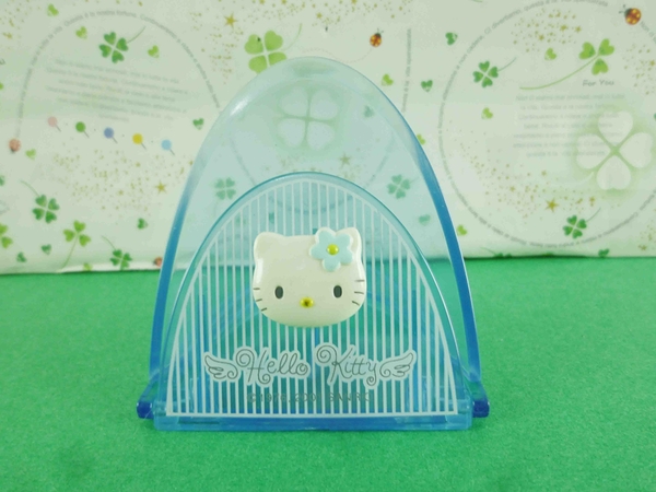 【震撼精品百貨】Hello Kitty 凱蒂貓~文件夾-天使藍色