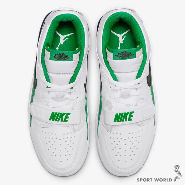 Nike 男鞋 休閒鞋 爆裂紋 Air Jordan Legacy 312 Low 白綠黑【運動世界】FN3406-101 product thumbnail 6
