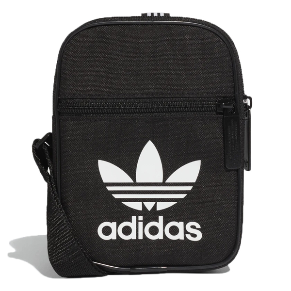 【現貨】ADIDAS TREFOIL FESTIVAL BAG 側背包 休閒 潮流 黑【運動世界】DV2405