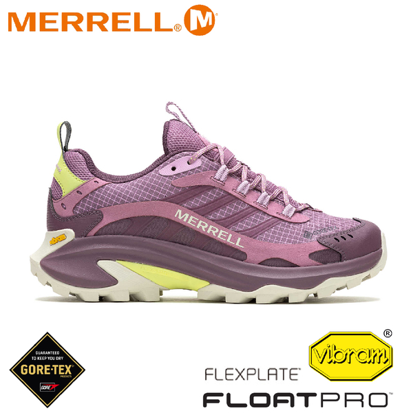 【MERRELL 美國 女 MOAB SPEED 2 GORE-TEX防水登山鞋《丁香紫》】 ML037846/越野鞋/戶外鞋